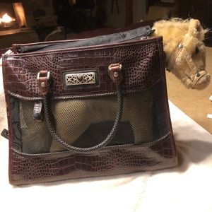 Brighton Pet Carrier Tote Purse Bag